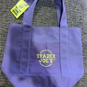 Trader Joe's Purple Tote Bag